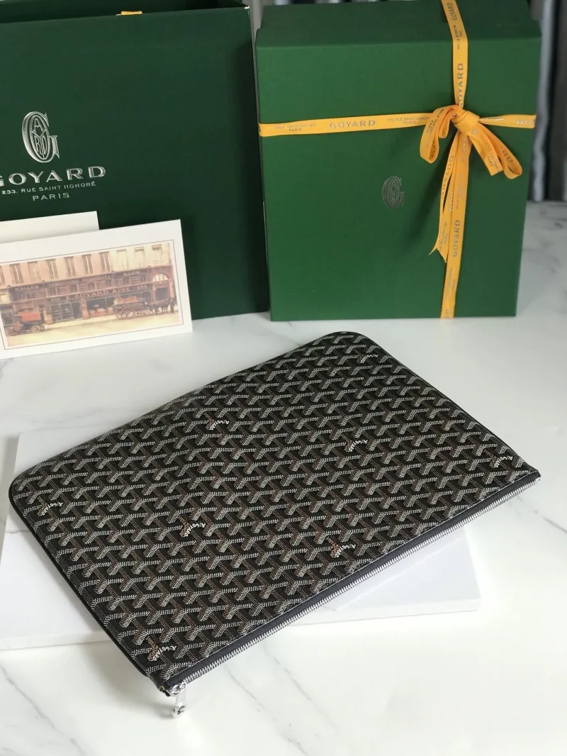 Goyard Black Clutch Bag 81 - Image 6