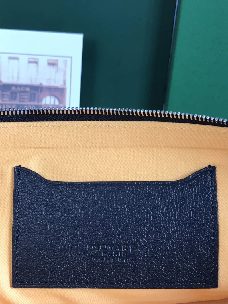 Goyard Black Clutch Bag 81 - Image 8