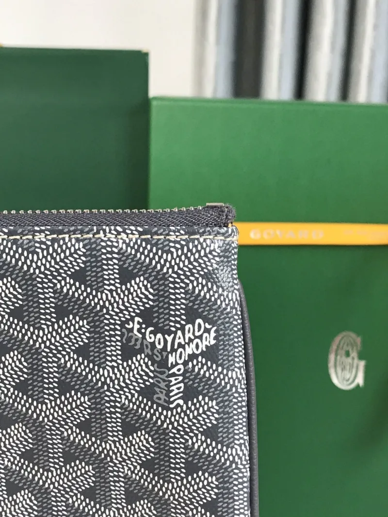 Goyard Gray Clutch Bag 82 - Image 6