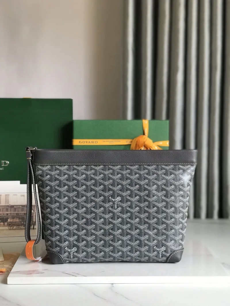 Goyard Gray Clutch Bag Model 84