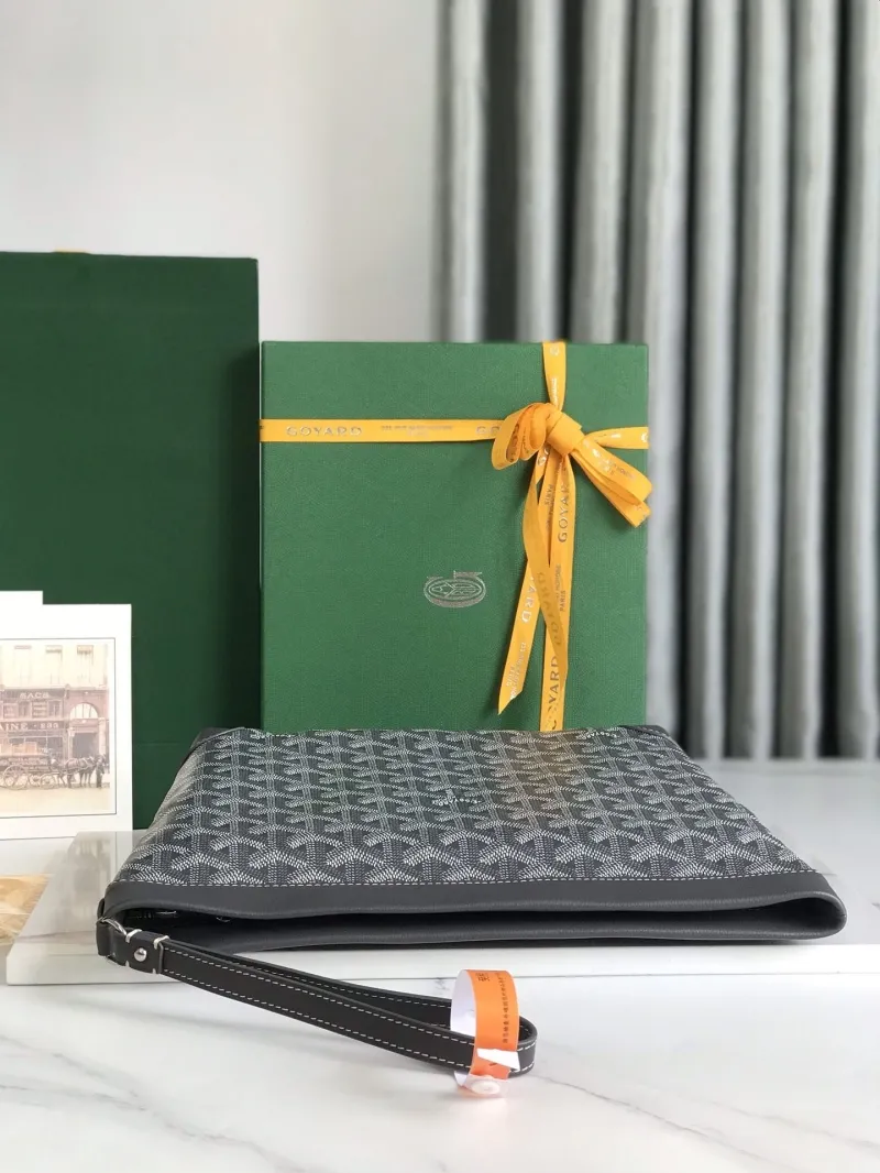 Goyard Gray Clutch Bag Model 84 - Image 5