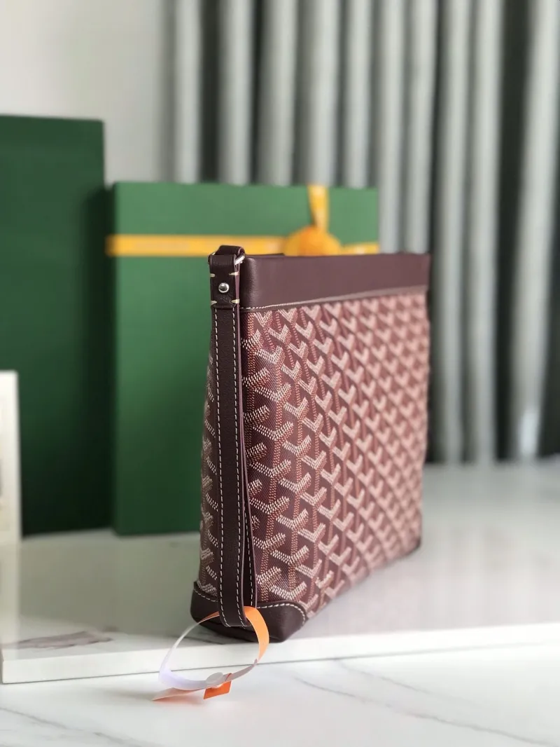 Alternative view of Goyard Burgundy Leather Clutch Bag