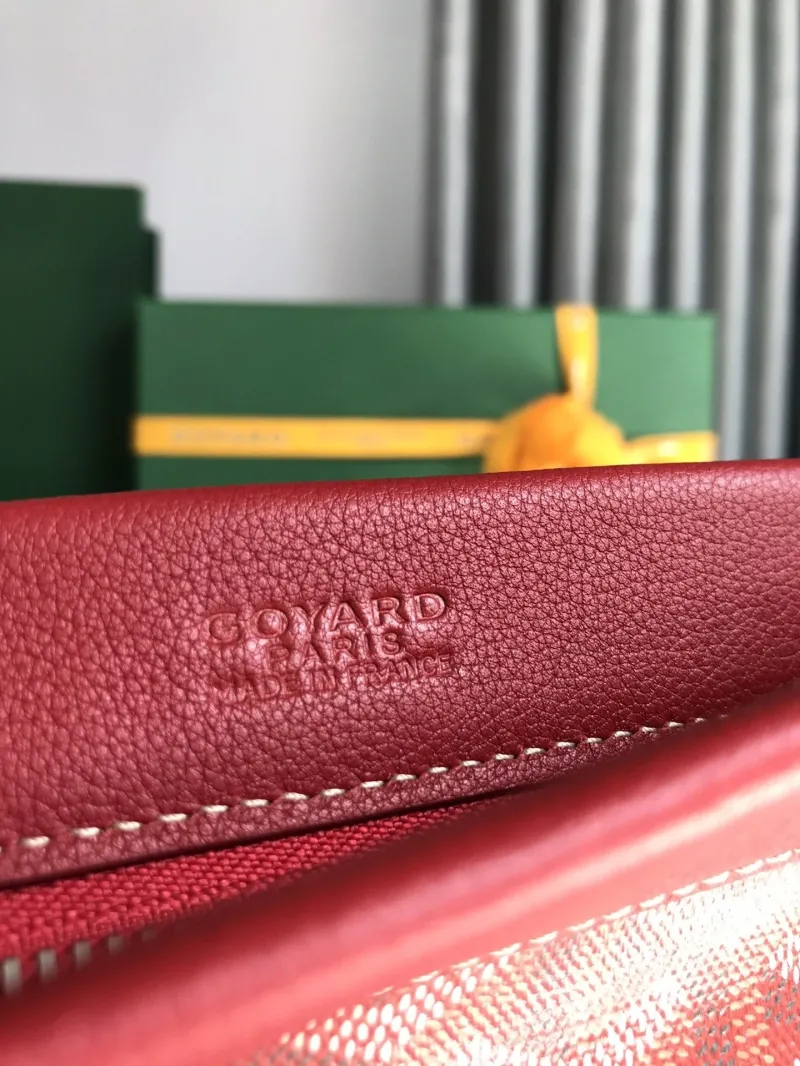 Goyard Red Clutch Bag 86 - Image 7