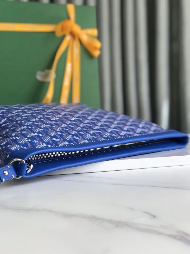 Goyard Blue Clutch Bag 89 - Image 7