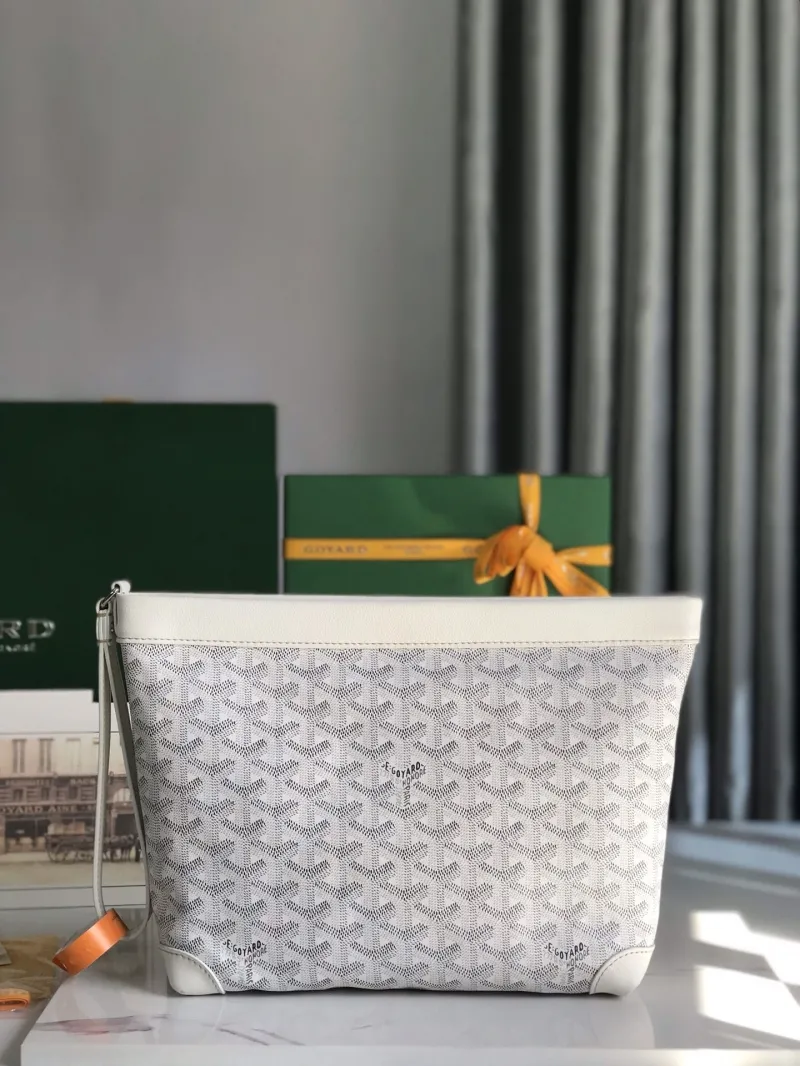 Goyard White Clutch Handbag