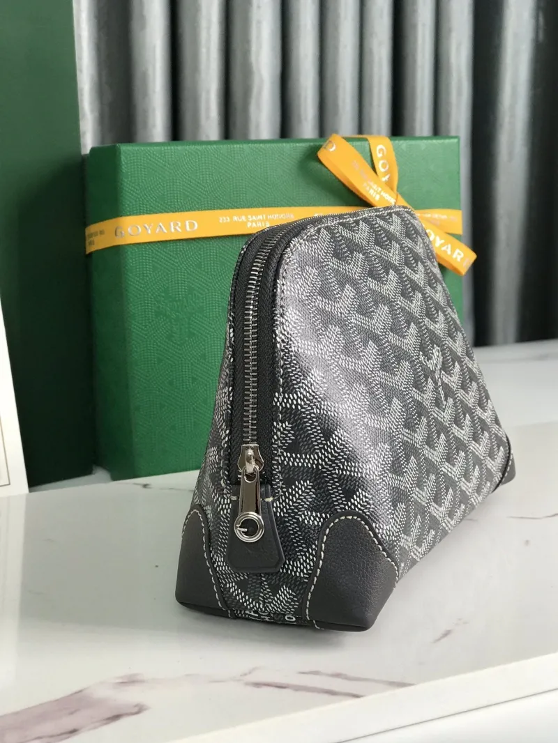 Goyard Dark Gray Clutch Bag 93 - Image 3