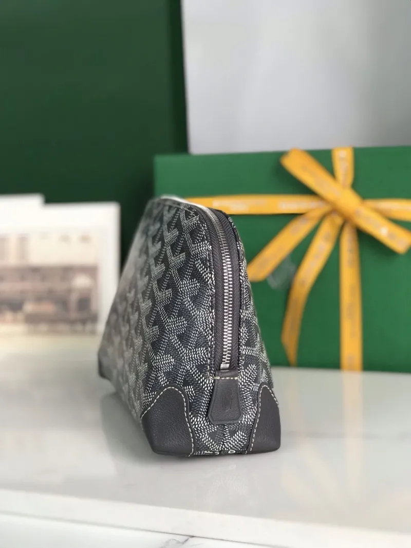 Goyard Dark Gray Clutch Bag 93 - Image 4
