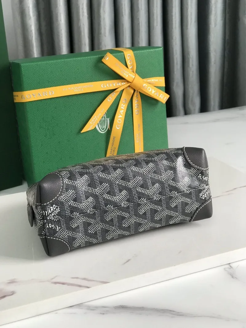 Goyard Dark Gray Clutch Bag 93 - Image 6