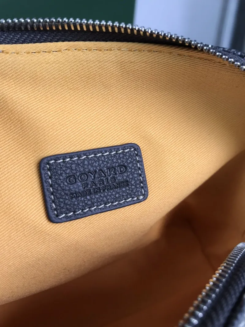 Goyard Dark Gray Clutch Bag 93 - Image 9
