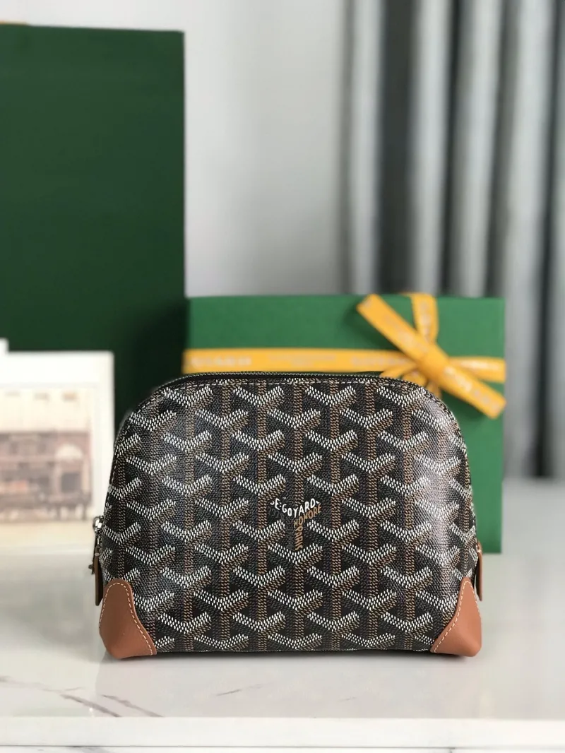 Goyard Black Canvas Clutch Bag 94