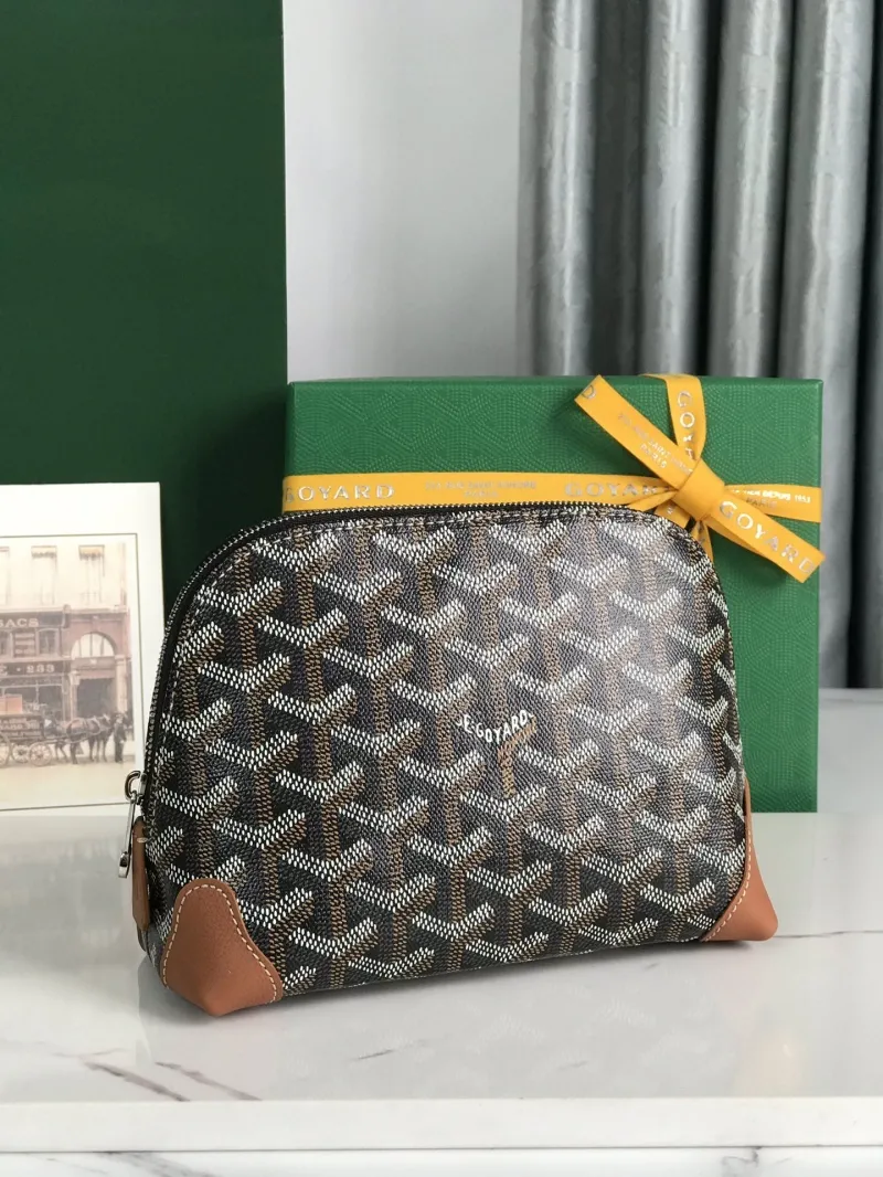 Alternative view of Goyard Black Canvas Clutch Bag 94