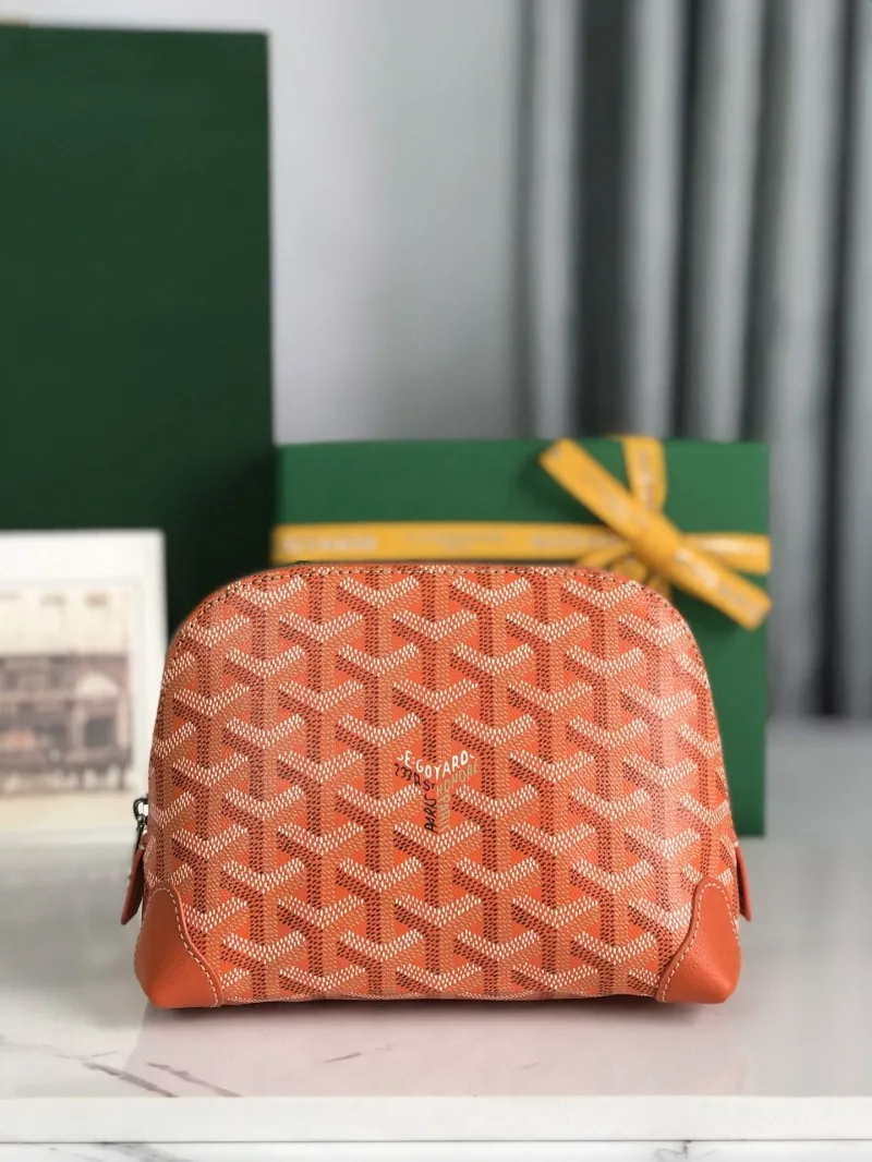 Luxury Goyard Orange Clutch Pouch