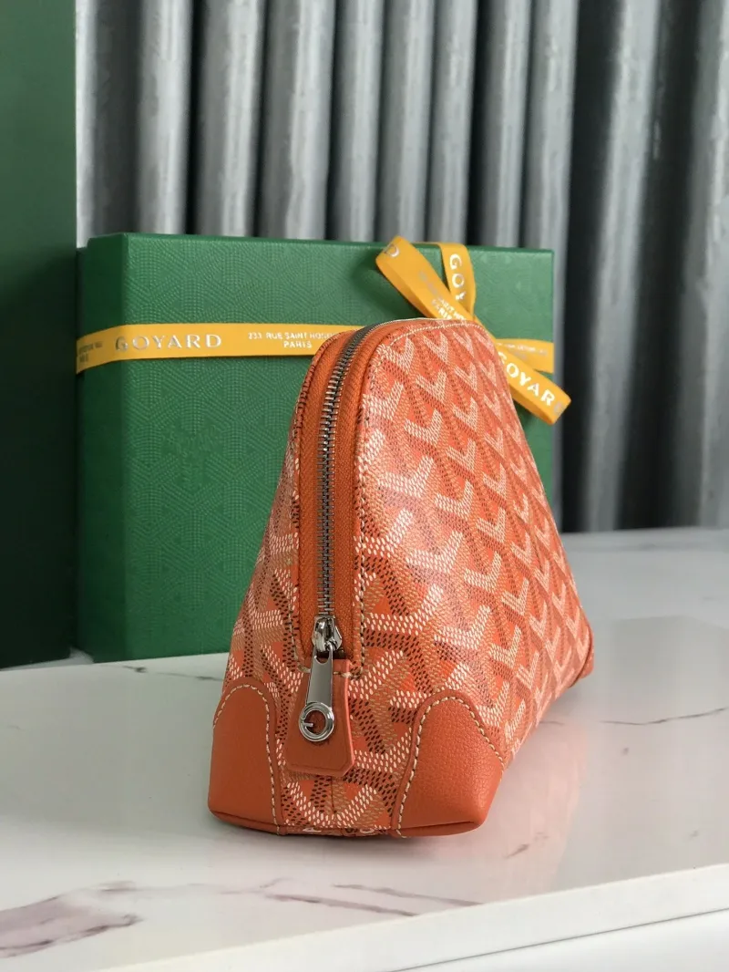 Alternative view of Luxury Goyard Orange Clutch Pouch