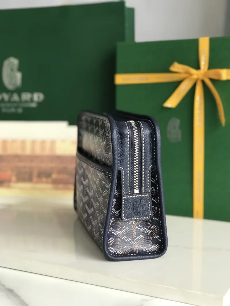 Goyard Navy Clutch Bag ADM02049 - Image 4