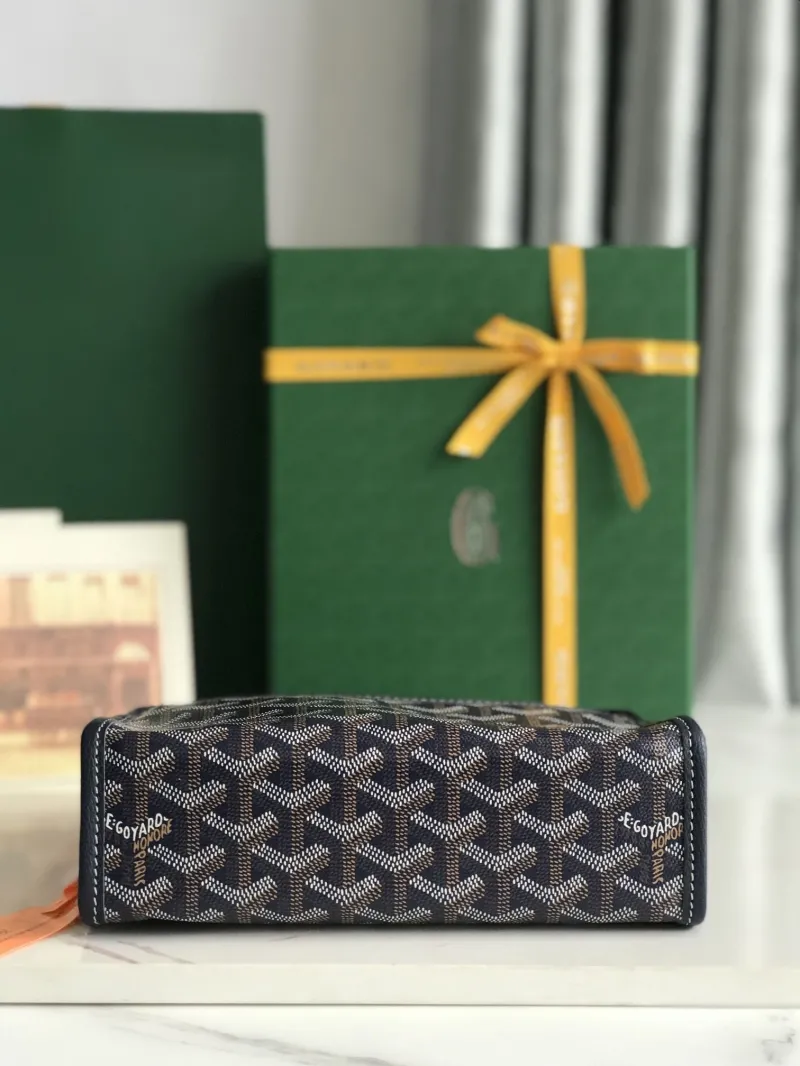 Goyard Navy Clutch Bag ADM02049 - Image 6