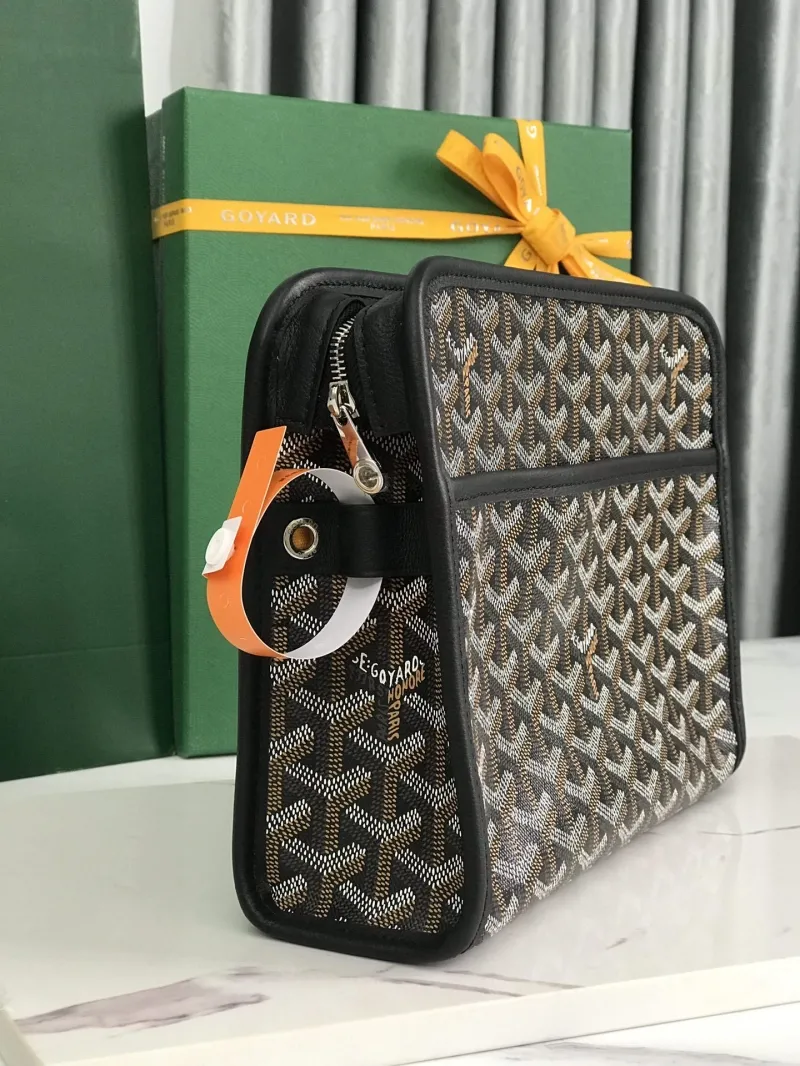 Goyard Black Clutch Bag 122 - Image 4