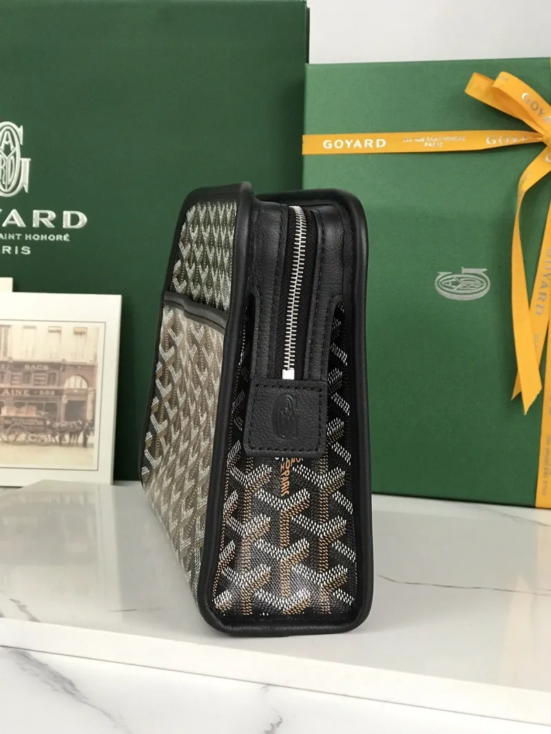 Goyard Black Clutch Bag 122 - Image 5