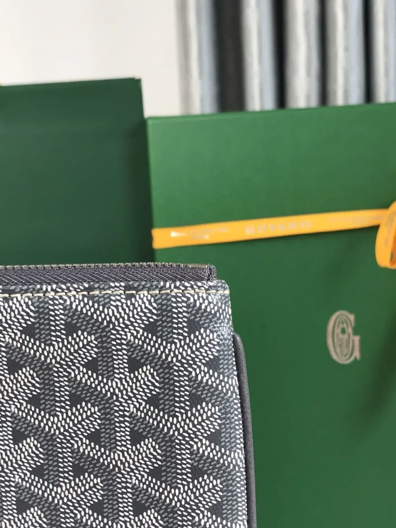 Goyard Gray Clutch Bag 137 - Image 6