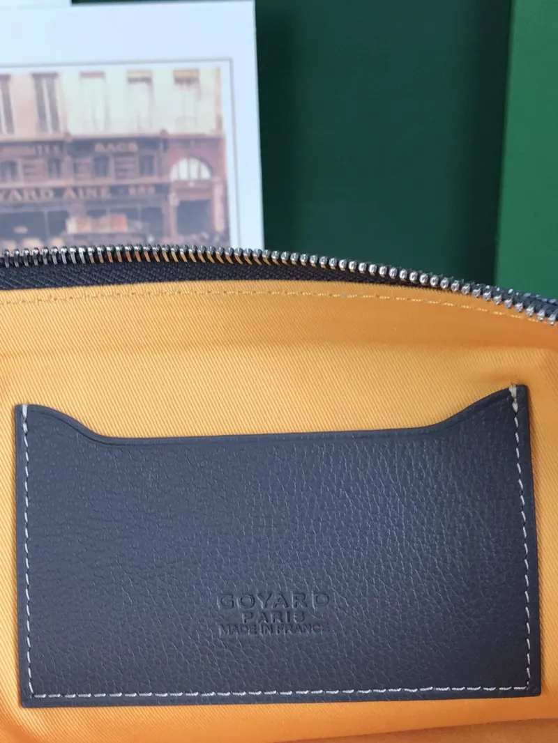 Goyard Gray Clutch Bag 137 - Image 9