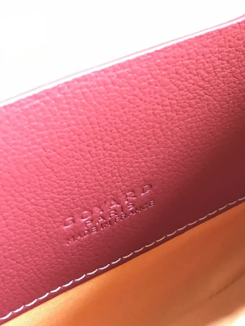 Goyard Red Zip Clutch Bag 142 - Image 7