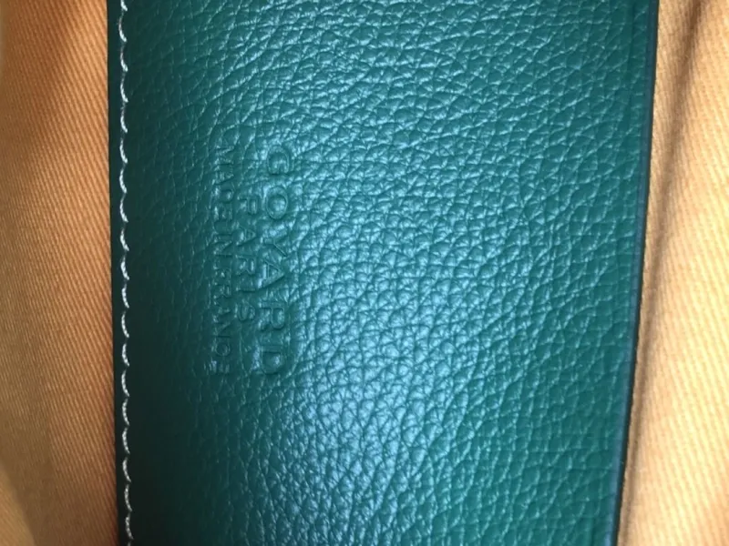 Goyard Green Clutch Bag 146 - Image 5