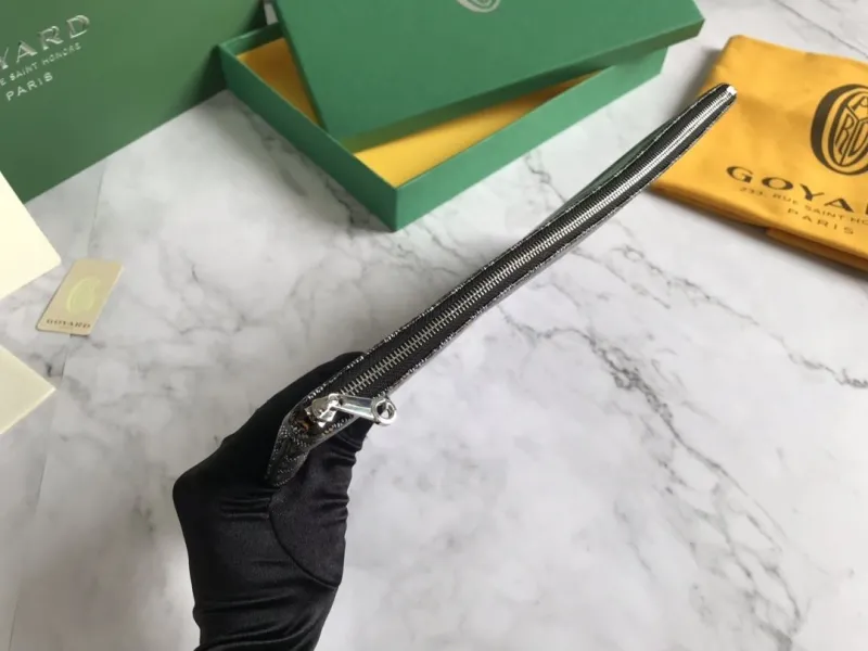 Goyard Black Clutch Bag 155 - Image 4