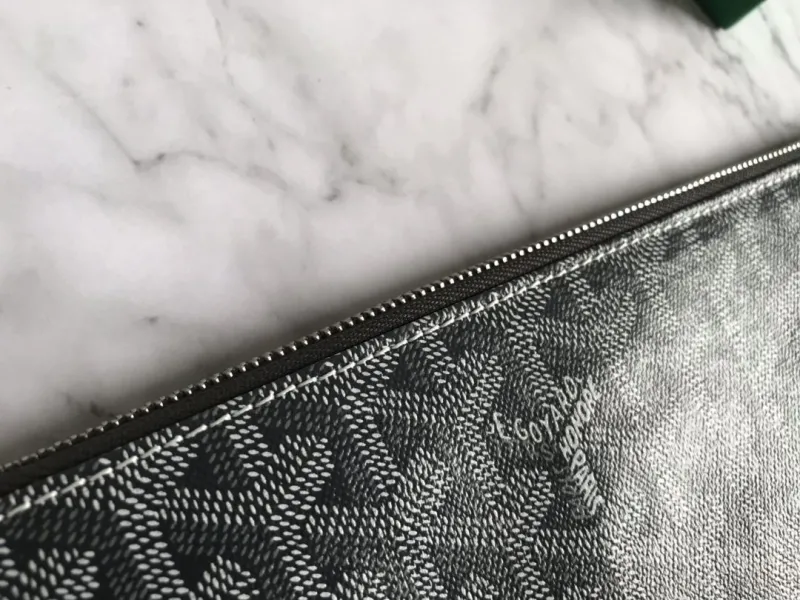 Goyard Gray Clutch Bag 158 - Image 4