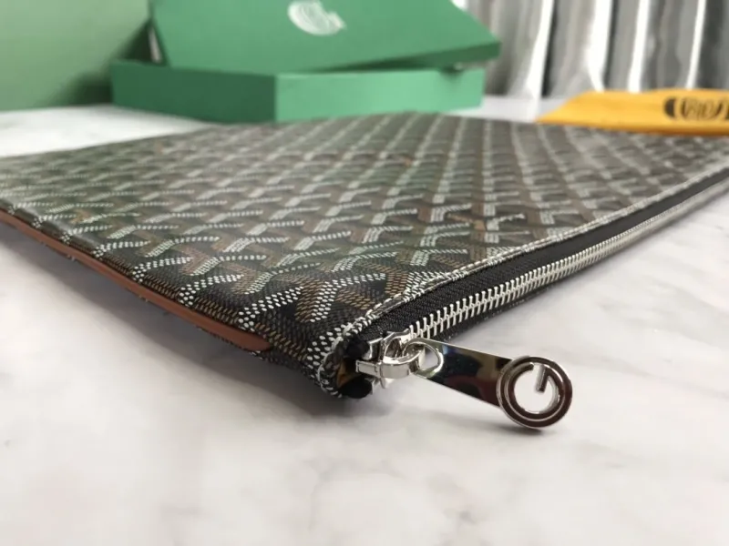 Goyard Black Clutch Bag 162 - Image 3