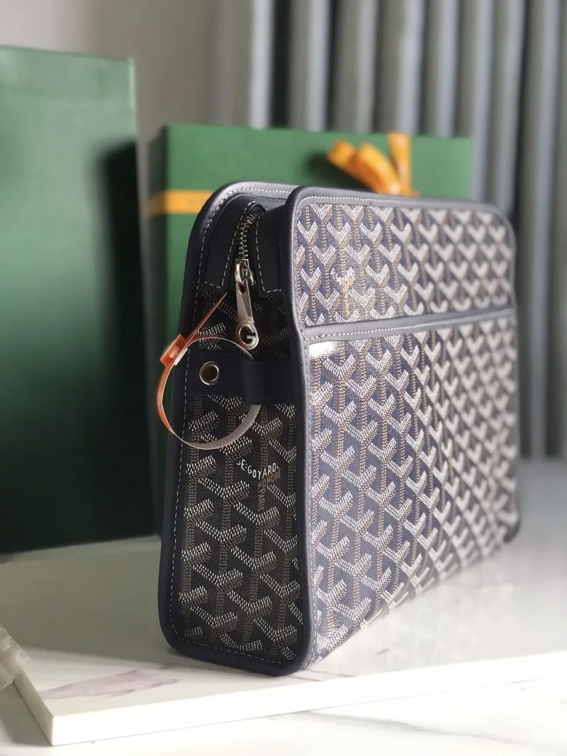 Alternative view of Goyard Navy Clutch Bag 166
