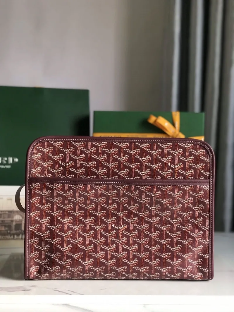 Goyard Burgundy Clutch Bag 168