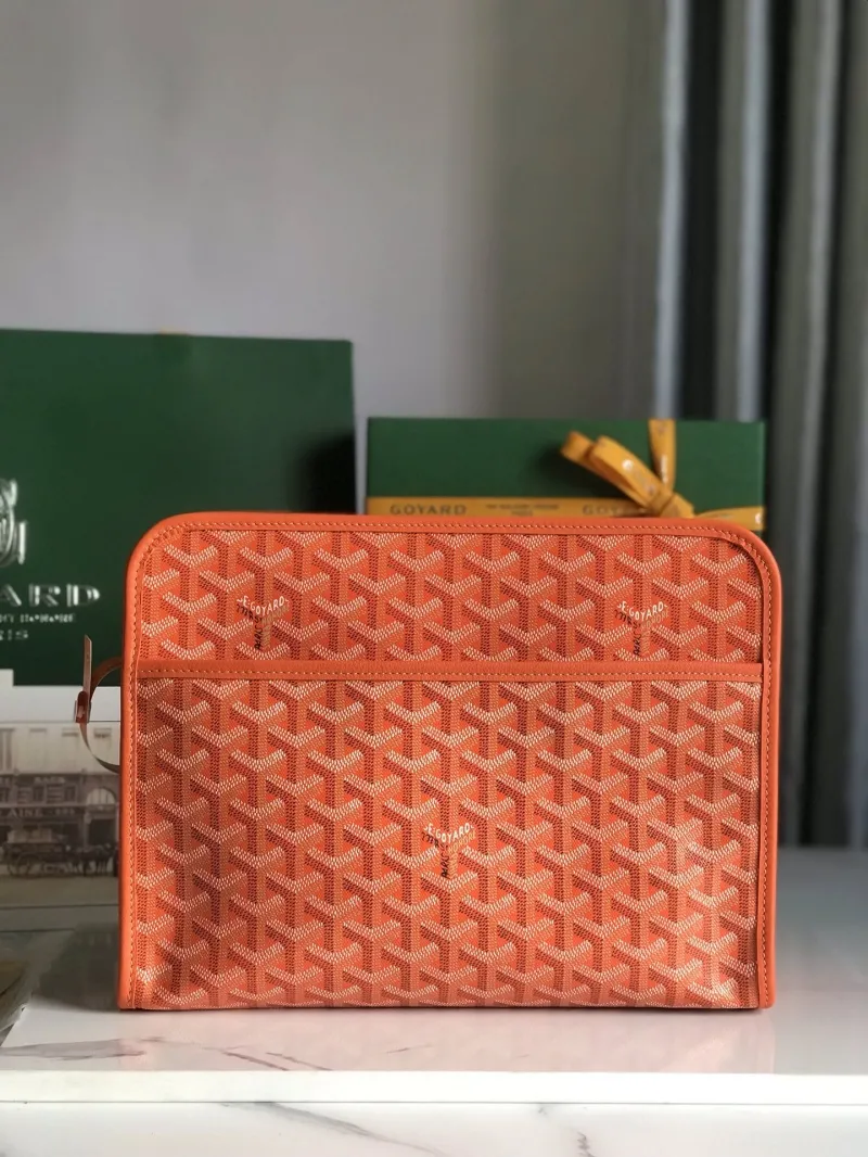 Goyard Orange Clutch Bag 169