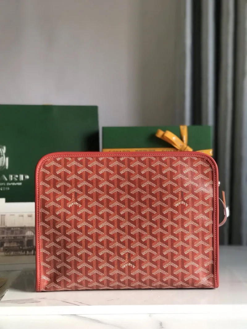 Alternative view of Goyard Red Clutch Bag 170