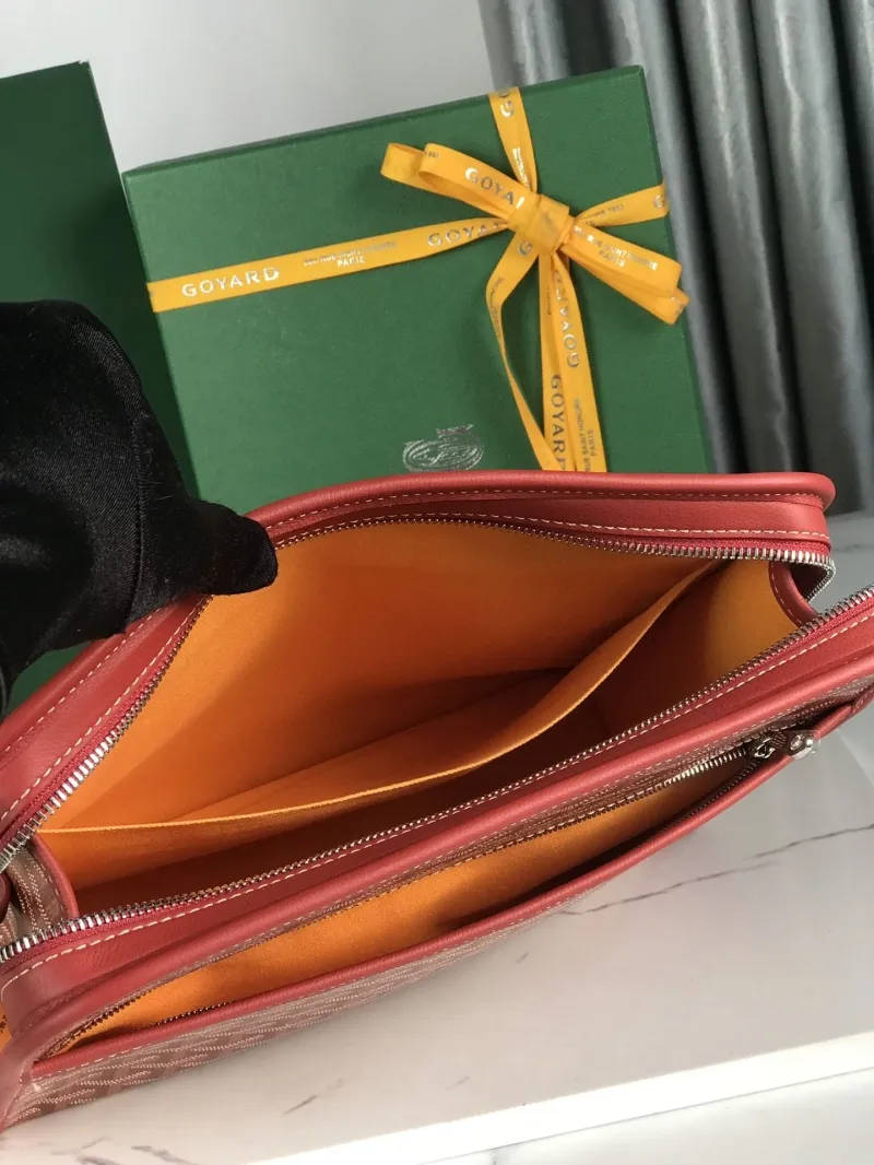 Goyard Red Clutch Bag 170 - Image 8