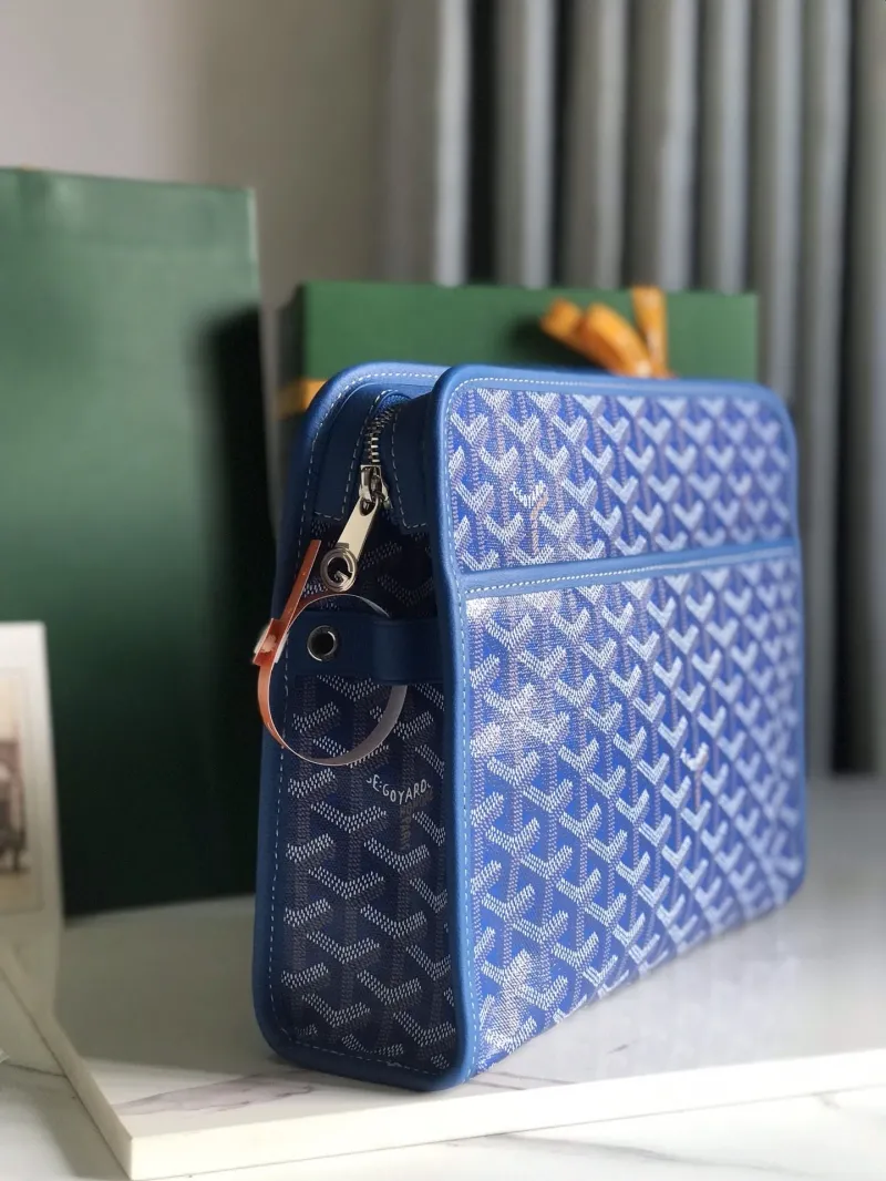 Alternative view of Goyard Blue Clutch Bag 171