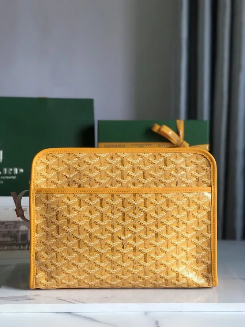 Goyard Yellow Clutch Bag 172