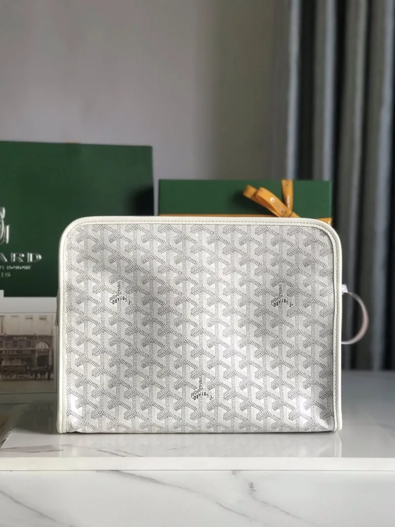 Alternative view of Goyard White Clutch Bag 173
