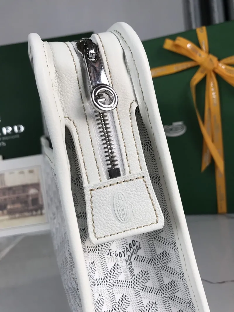 Goyard White Clutch Bag 173 - Image 5