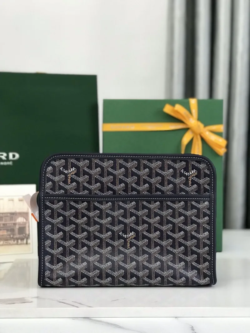 Goyard Navy Pattern Clutch Bag 177