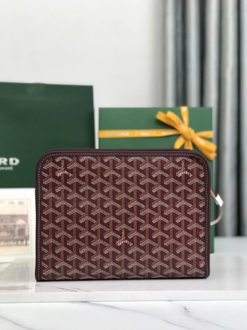 Alternative view of Goyard Burgundy Clutch Bag 178