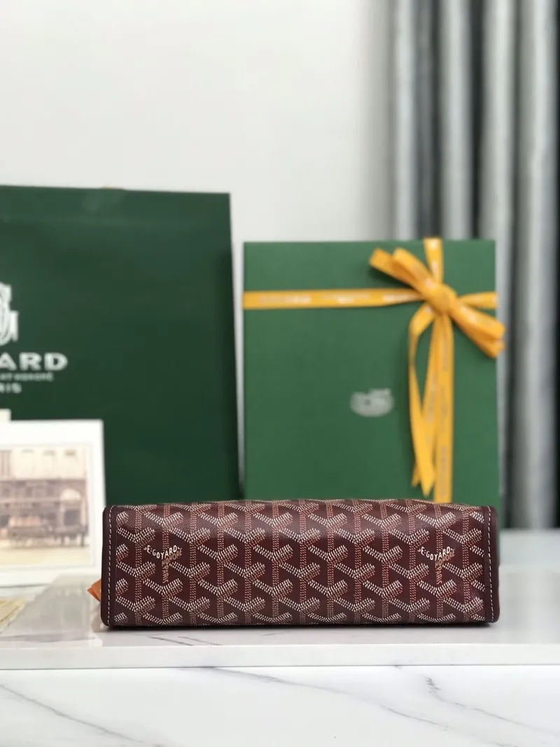 Goyard Burgundy Clutch Bag 178 - Image 3