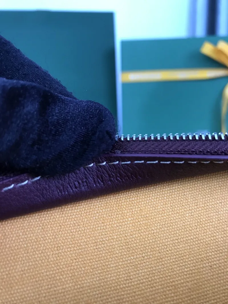 Goyard Burgundy Clutch Bag 178 - Image 9