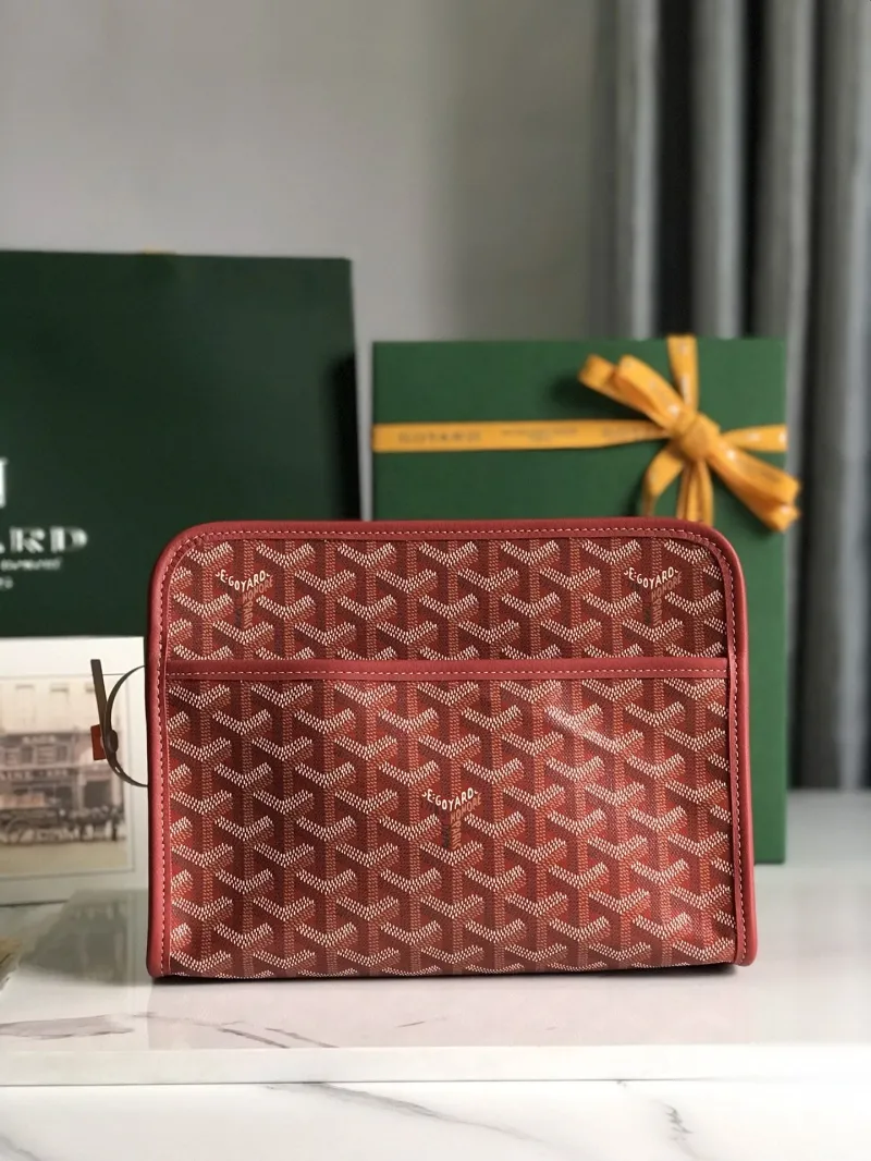 Goyard Red Clutch Bag 179 Luxury Designer Pouch