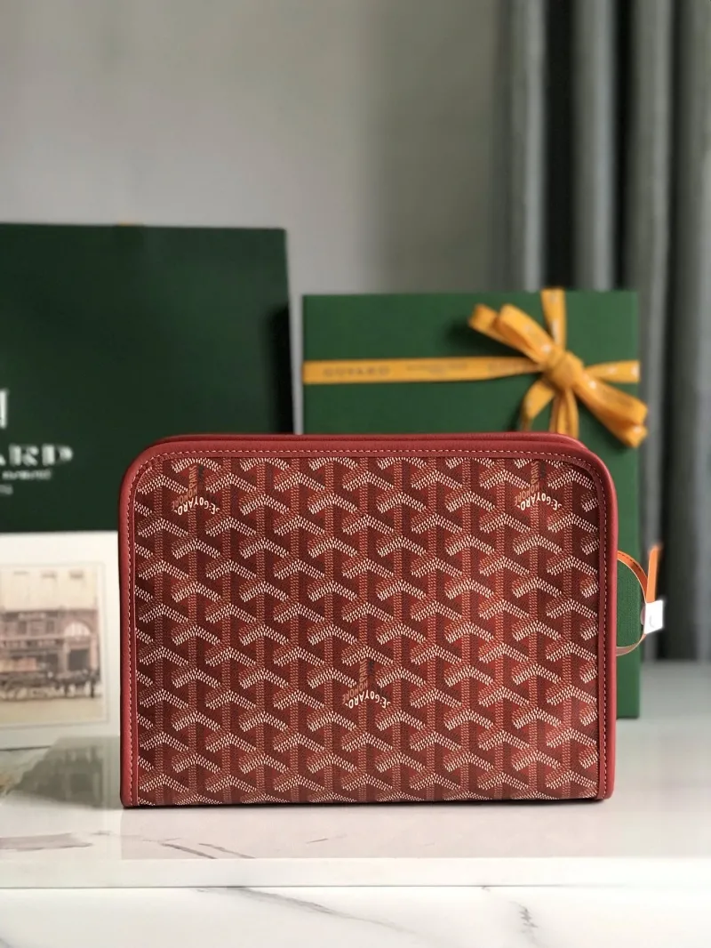 Alternative view of Goyard Red Clutch Bag 179 Luxury Designer Pouch