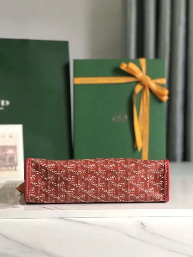 Goyard Red Clutch Bag 179 Luxury Designer Pouch - Image 3
