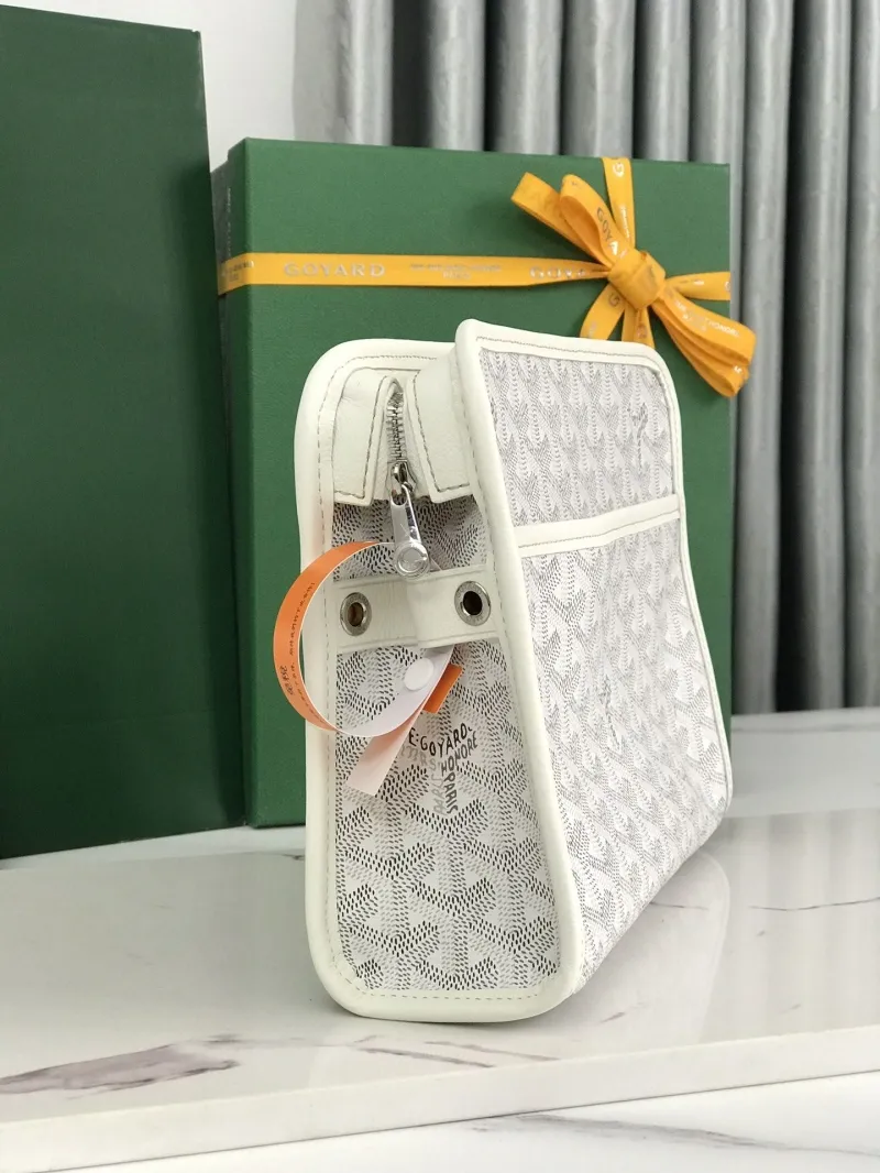 Goyard White Clutch Bag 181 - Image 4