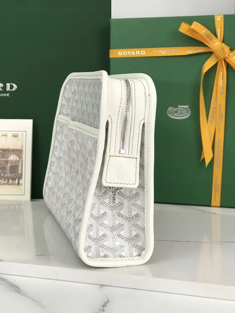 Goyard White Clutch Bag 181 - Image 5