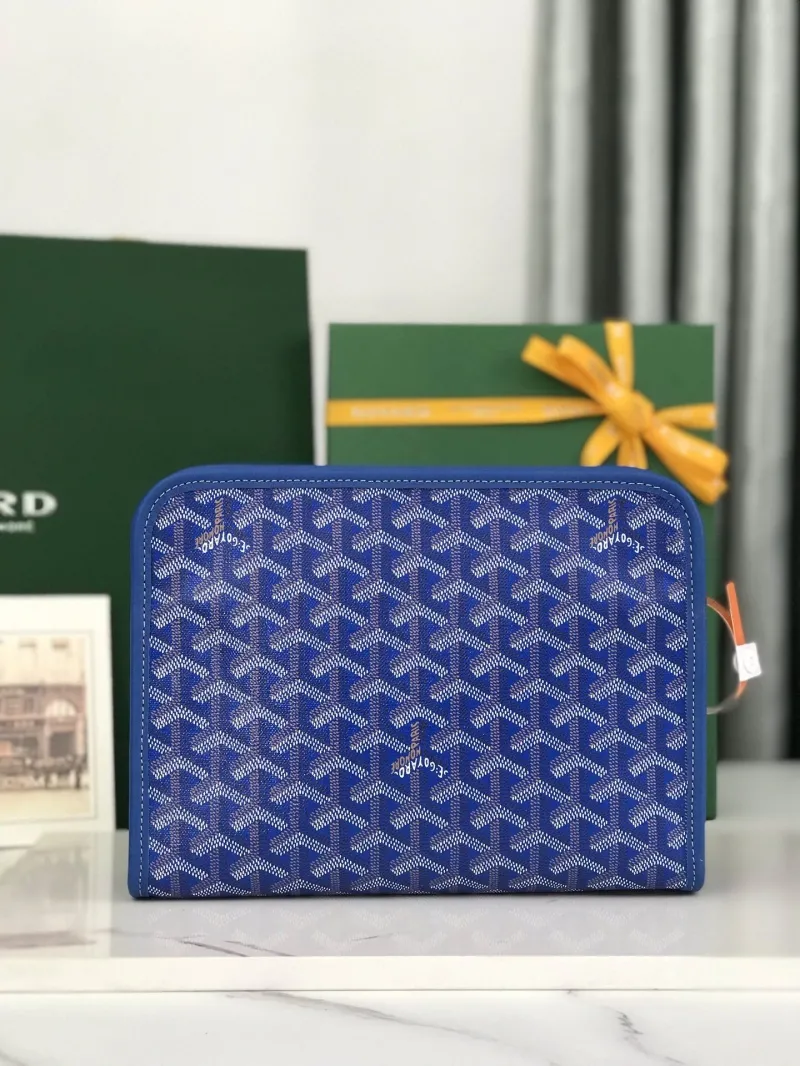 Alternative view of Goyard Blue Clutch Bag 182