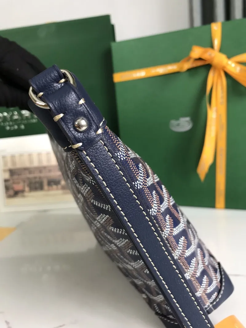 Goyard Navy Clutch Bag 188 - Image 6