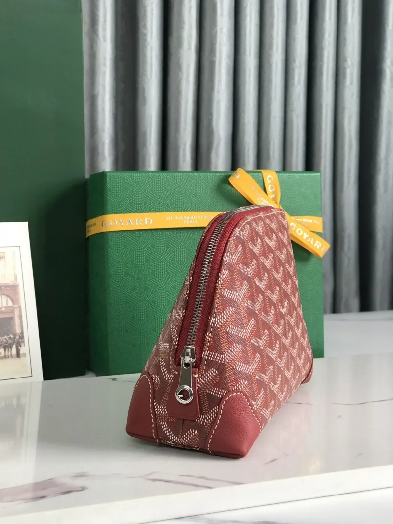 Goyard Red Dome Clutch Bag - Image 3