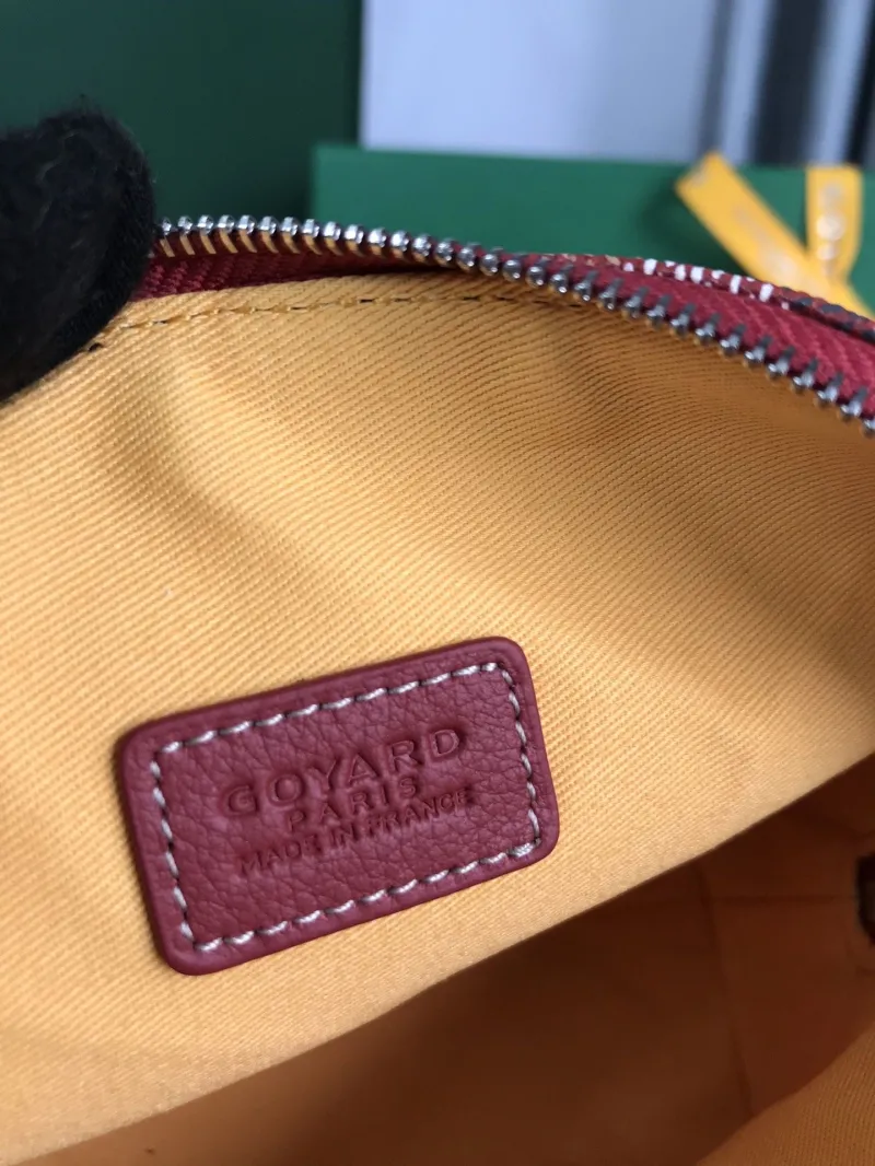 Goyard Red Dome Clutch Bag - Image 9